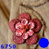 broche rose et bordeaux